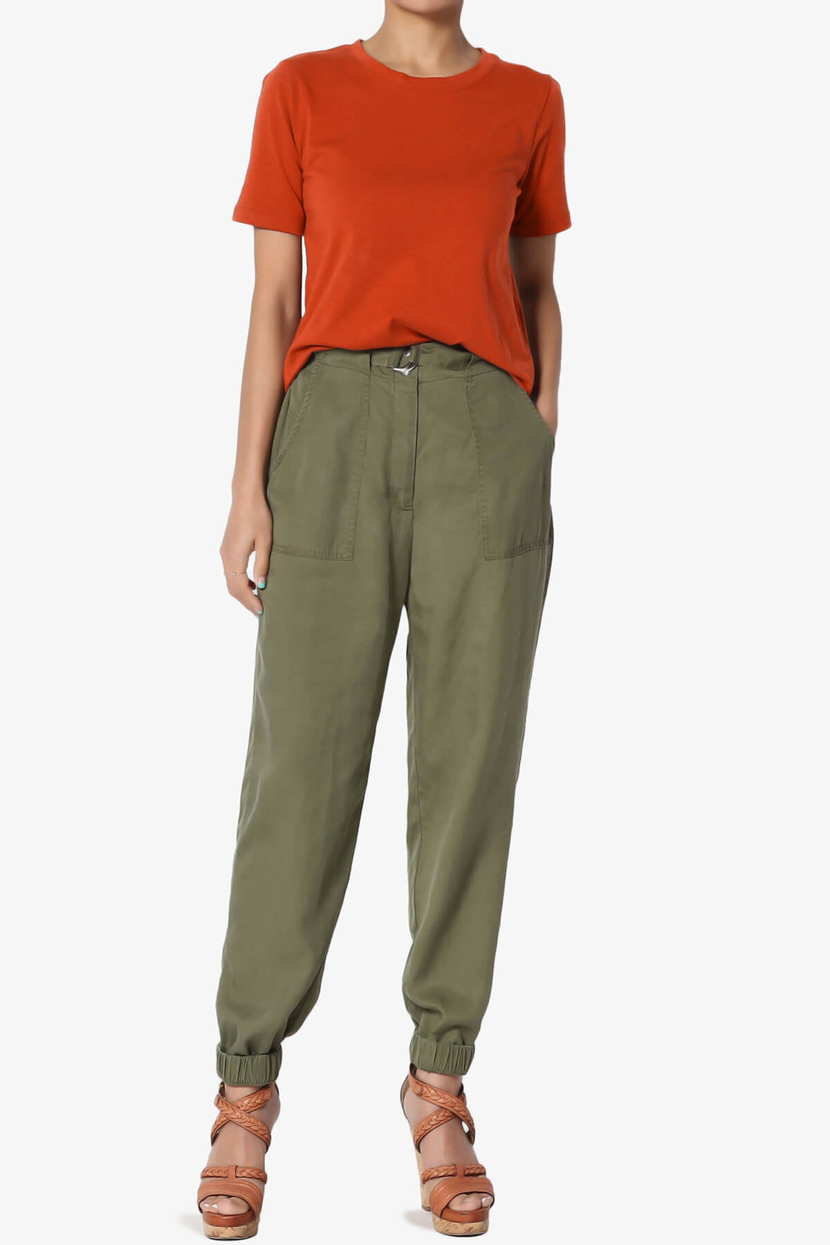 Elora Crew Neck Short Sleeve T-Shirt COPPER_6