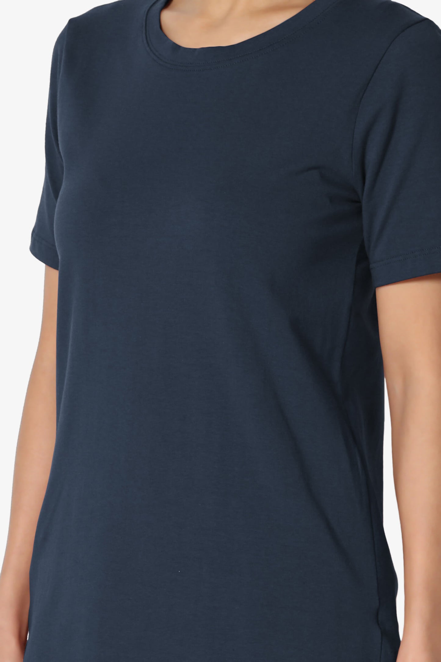 Elora Crew Neck Short Sleeve T-Shirt DARK NAVY_5