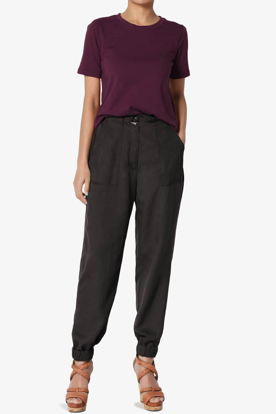 Elora Crew Neck Short Sleeve T-Shirt DARK PLUM_6