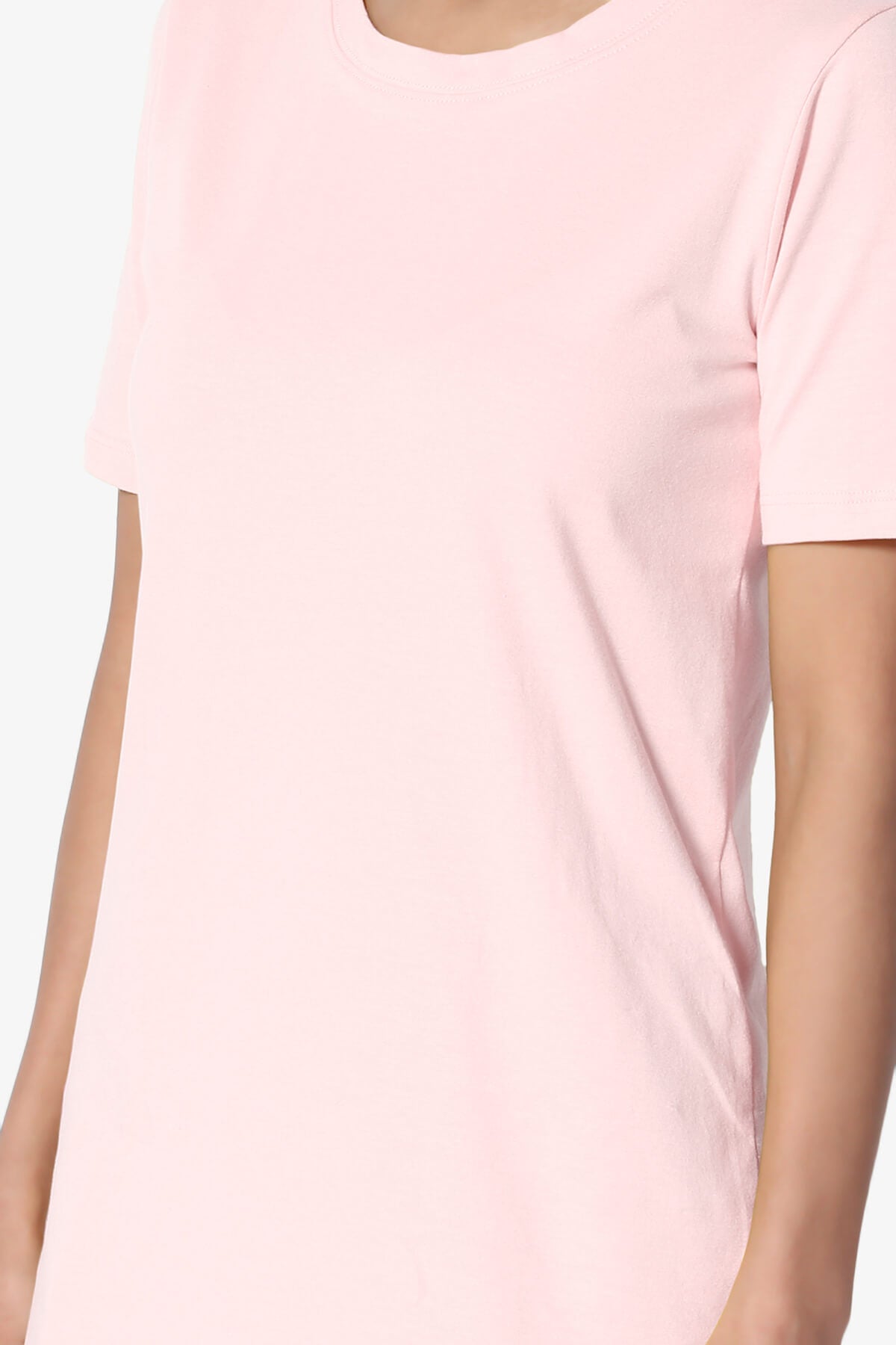 Elora Crew Neck Short Sleeve T-Shirt DUSTY PINK_5