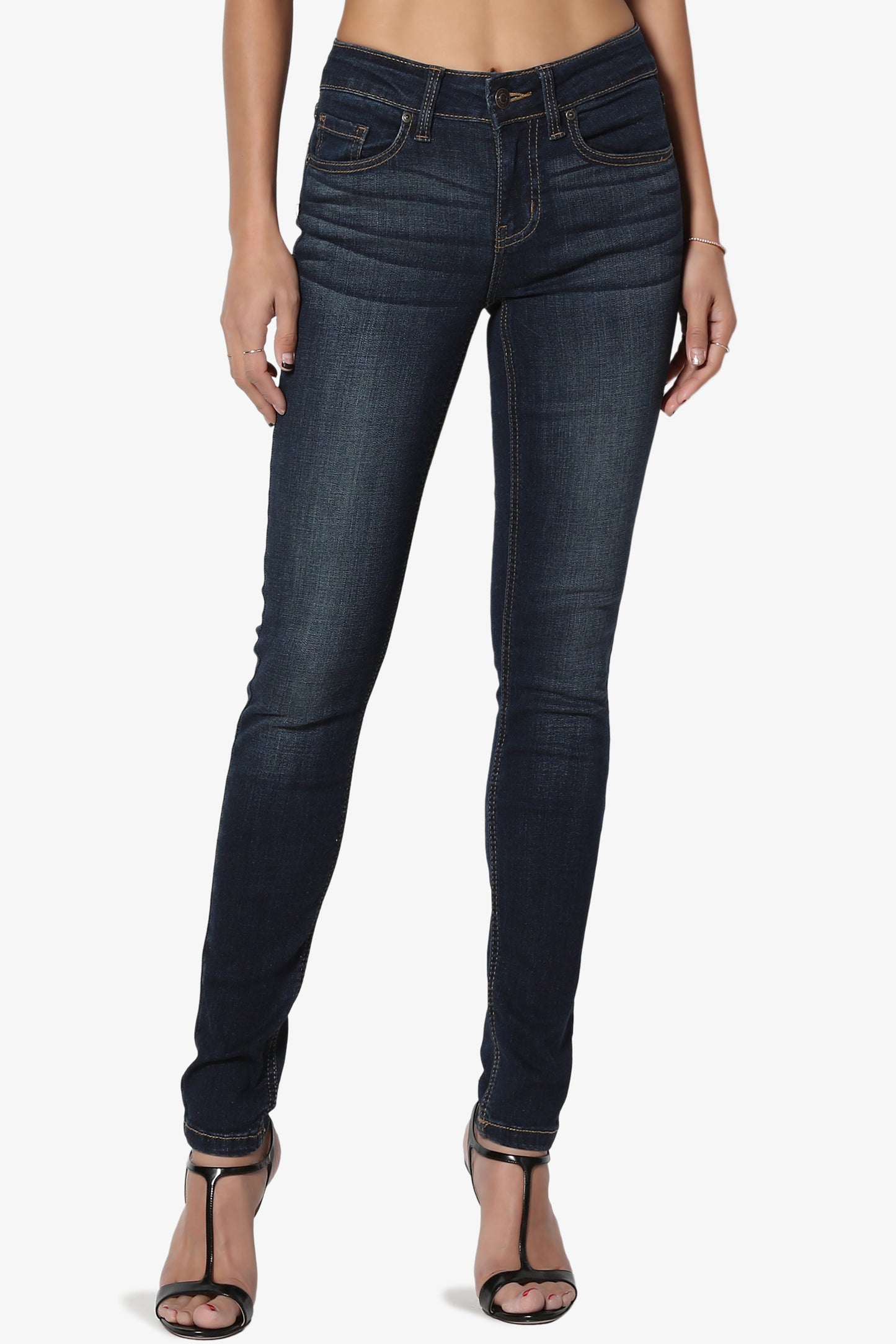 Tushar Mid Rise Ankle Skinny Jeans - TheMogan