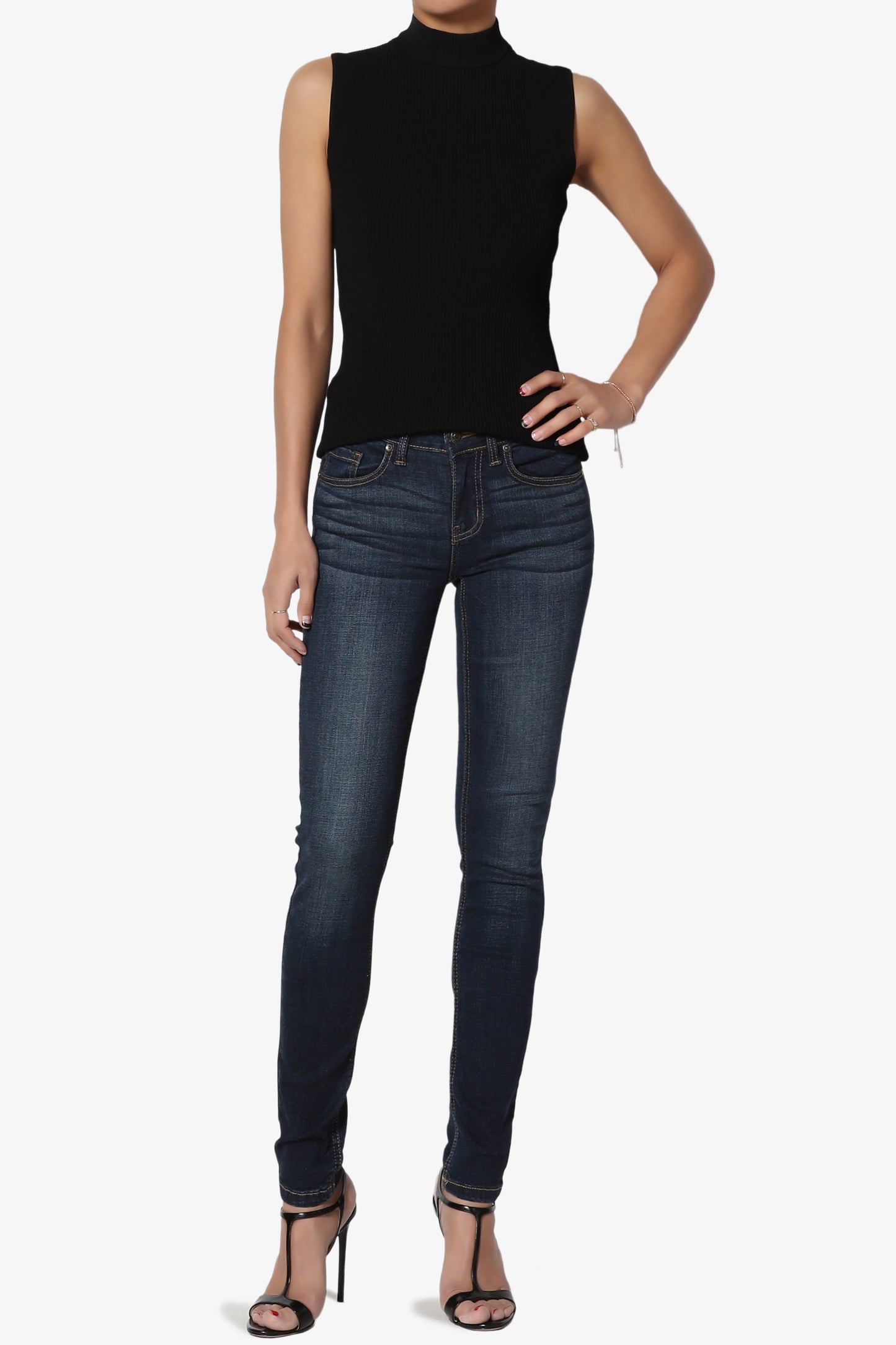 Tushar Mid Rise Ankle Skinny Jeans - TheMogan