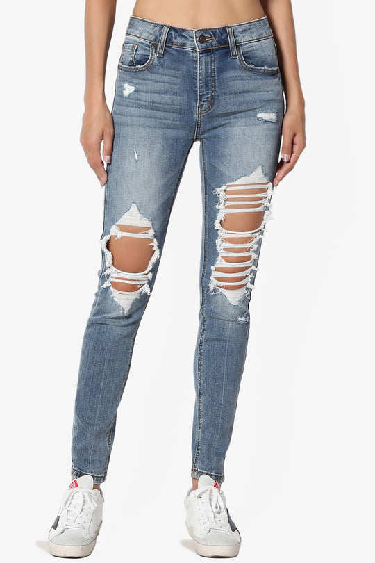 Dixon High Rise Ripped Skinny Jeans