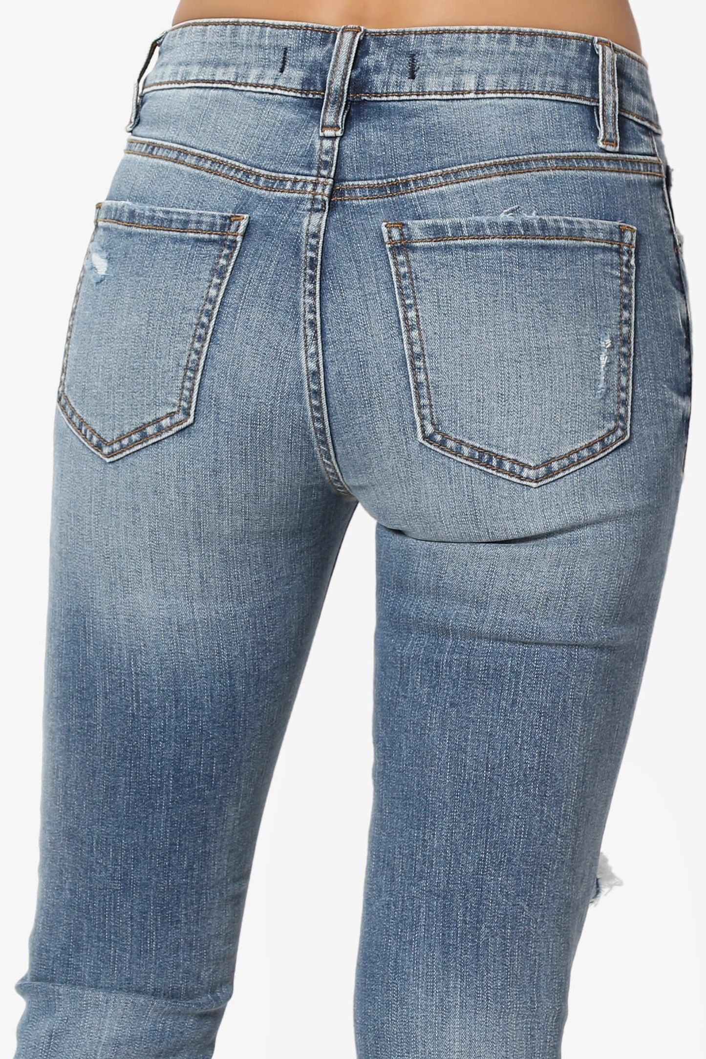 Dixon High Rise Ripped Skinny Jeans MEDIUM_6