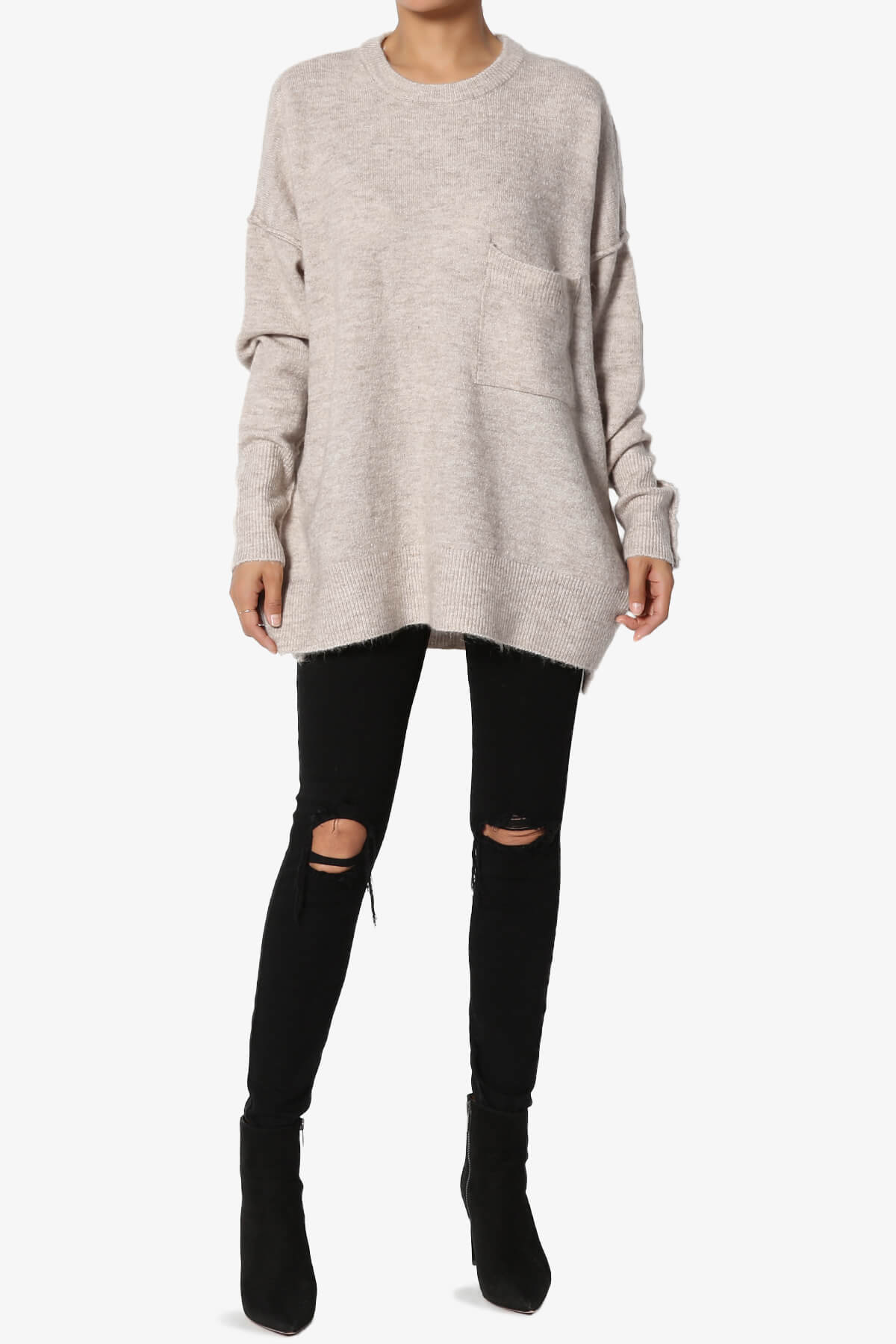 JOSIE Mid Rise Ankle Skinny Jeans in Black BLACK_6