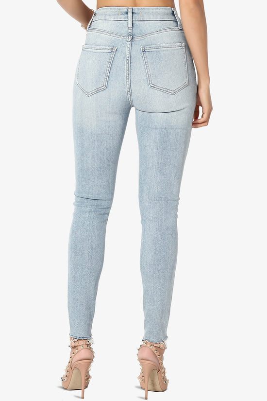 Kendall Ultra High Rise Crop Skinny Jeans in Talk LT LIGHT_2