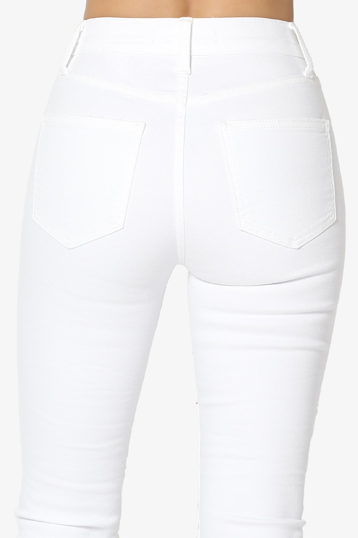 Bella Super High Rise Ripped Skinny Jeans