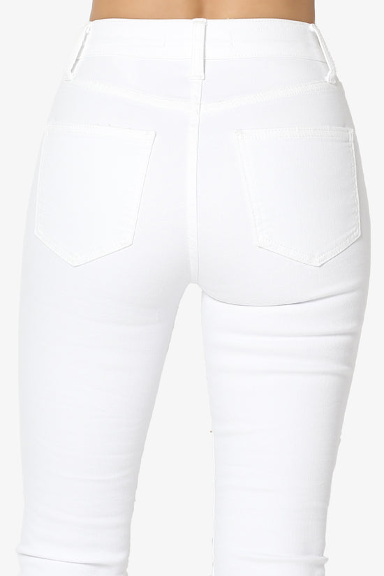 Bella Super High Rise Ripped Skinny Jeans