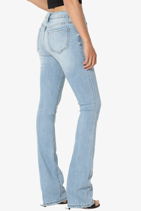 Emogen Mid Rise Slim Boot Cut Jeans