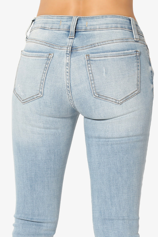 Emogen Mid Rise Slim Boot Cut Jeans