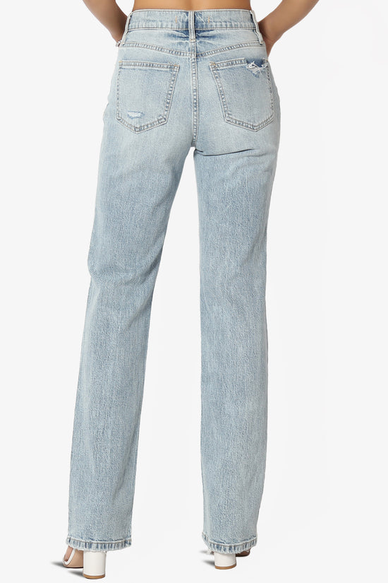 Codi High Rise Dad Jeans in Light