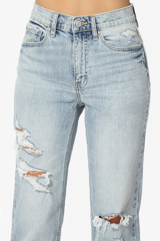 Codi High Rise Dad Jeans in Light