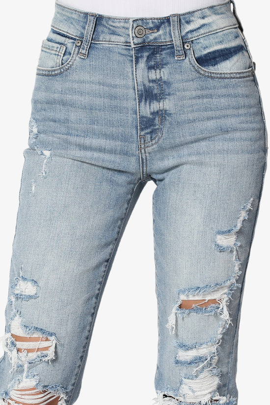 Tobi Ripped Super High Rise Mom Jeans