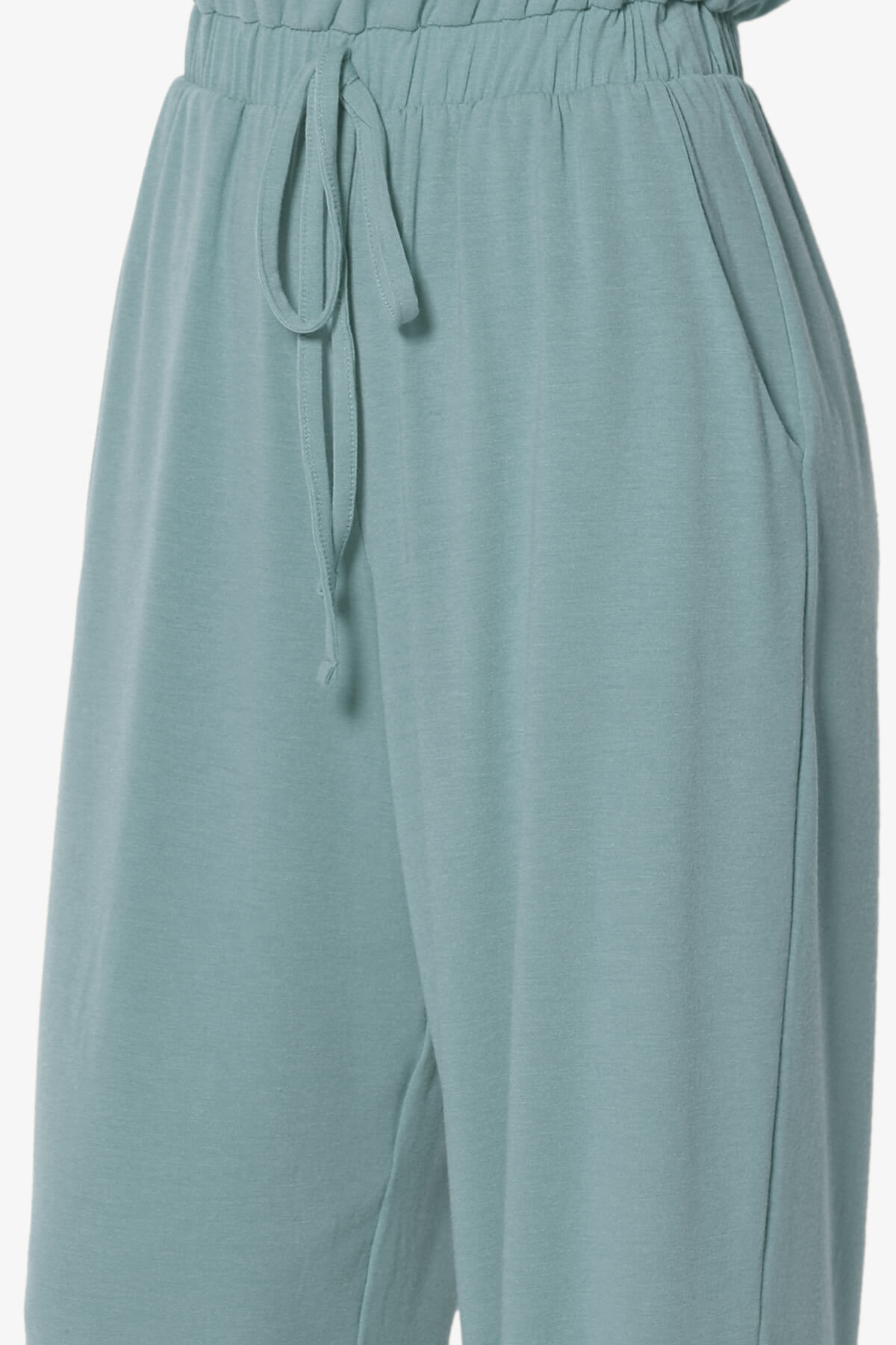 Entrada Button Scoop Neck Tank Jogger Jumpsuit DUSTY BLUE_6