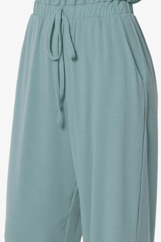 Entrada Button Scoop Neck Tank Jogger Jumpsuit DUSTY BLUE_6