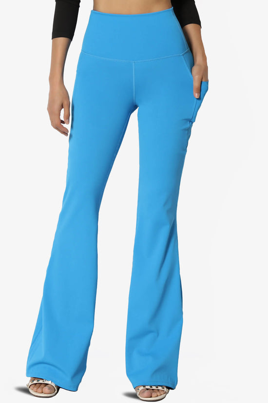 Gemma Athletic Pocket Flare Yoga Pants SKY_1