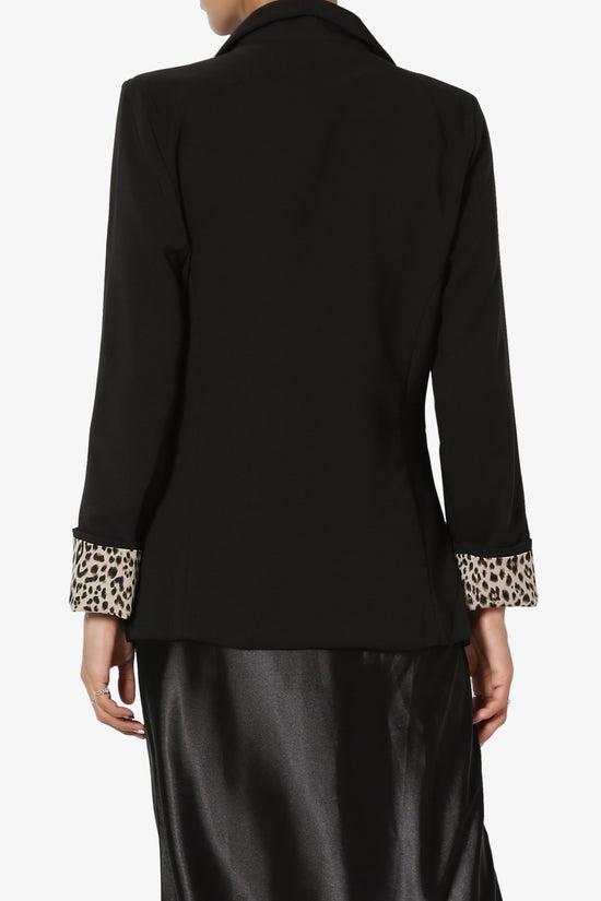 Louisah Double Breasted Crepe Blazer - TheMogan