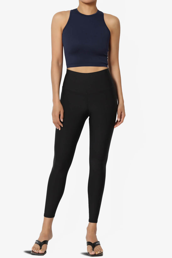 Jessa Ribbed Seamless Crop Tank Top NAVY_6