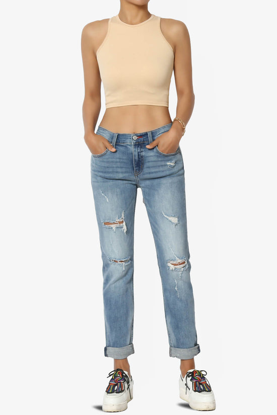 Jessa Ribbed Seamless Crop Tank Top NUDE_6