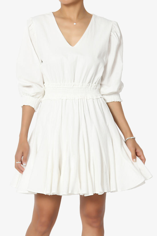 Viola Embroidered Cotton-Voile Mini Dress