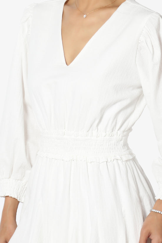 Viola Embroidered Cotton-Voile Mini Dress