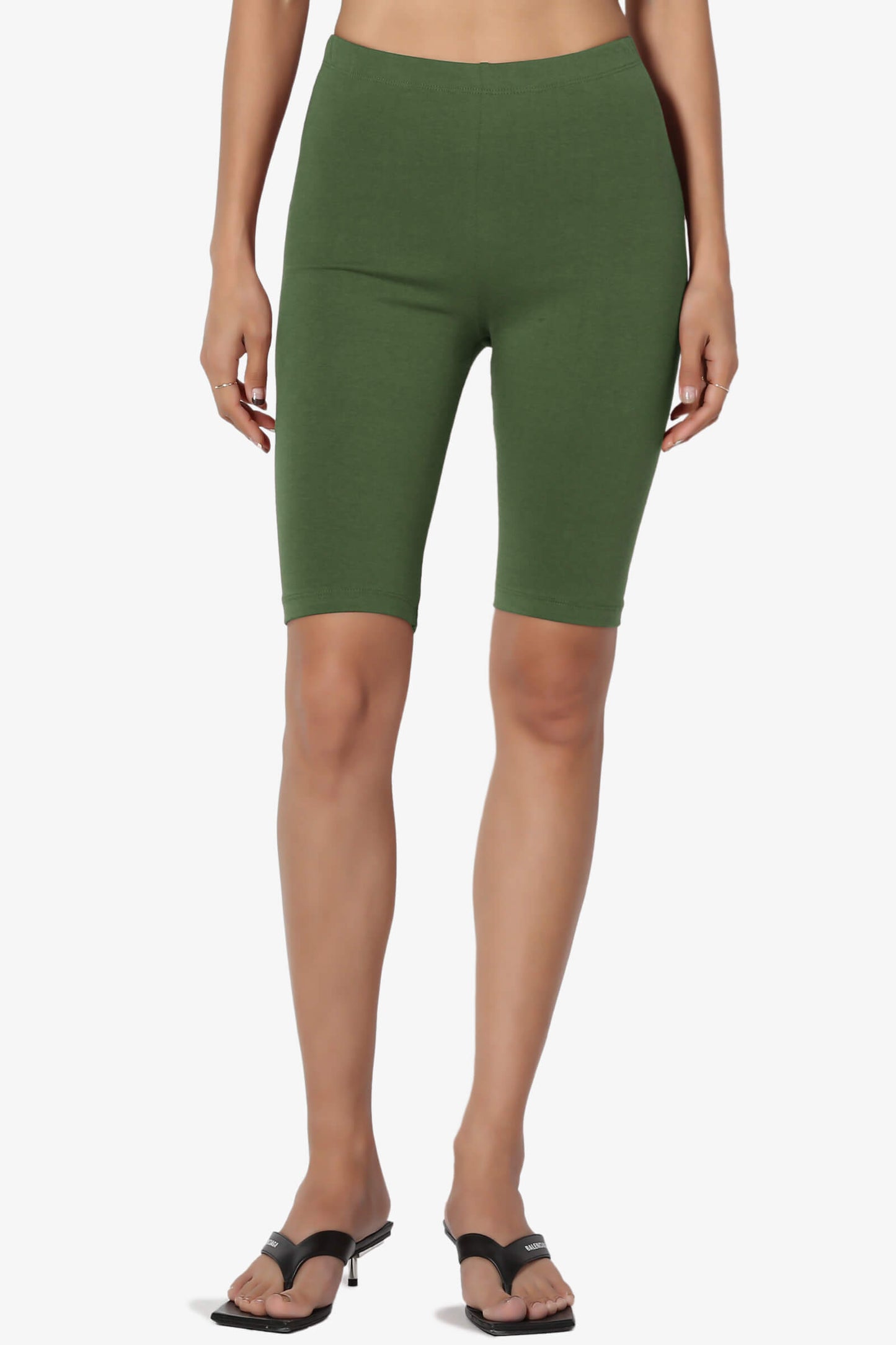 Kite Cotton Bermuda Short Leggings ARMY GREEN_1