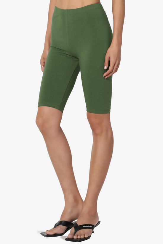 Kite Cotton Bermuda Short Leggings ARMY GREEN_3