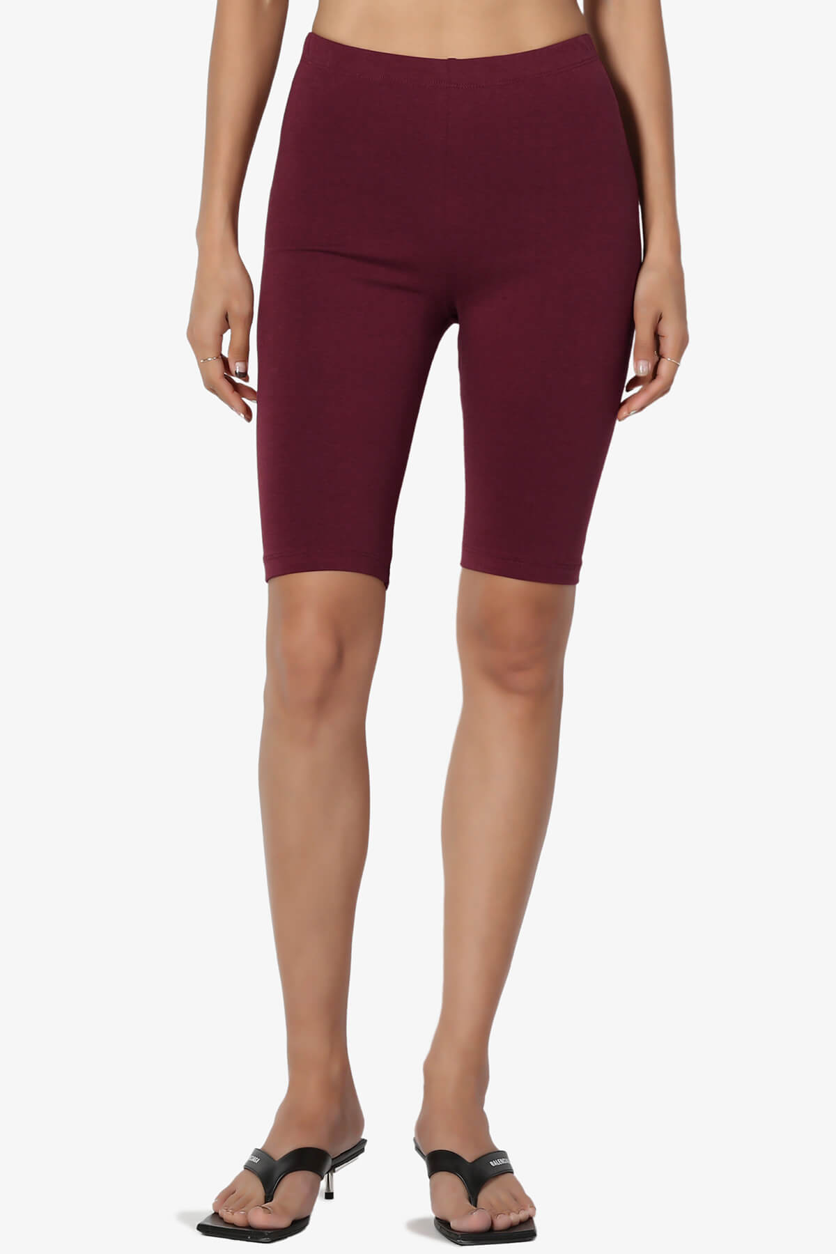 Kite Cotton Bermuda Short Leggings DARK BURGUNDY_1