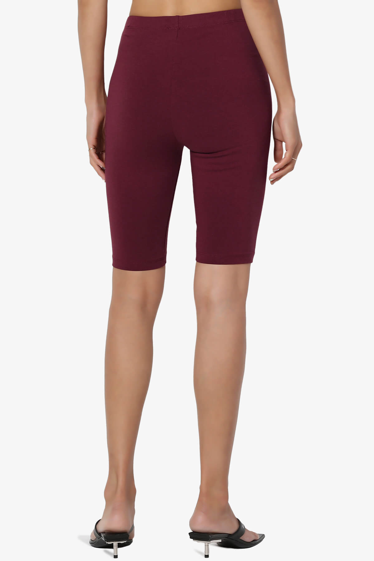 Kite Cotton Bermuda Short Leggings DARK BURGUNDY_2