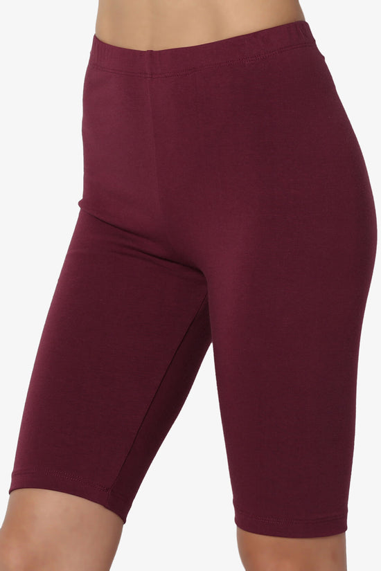 Kite Cotton Bermuda Short Leggings DARK BURGUNDY_5