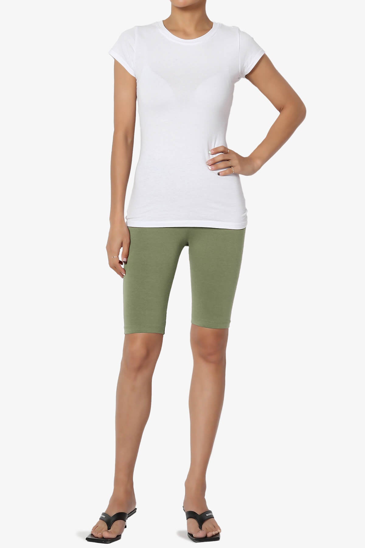 Kite Cotton Bermuda Short Leggings DUSTY OLIVE_6