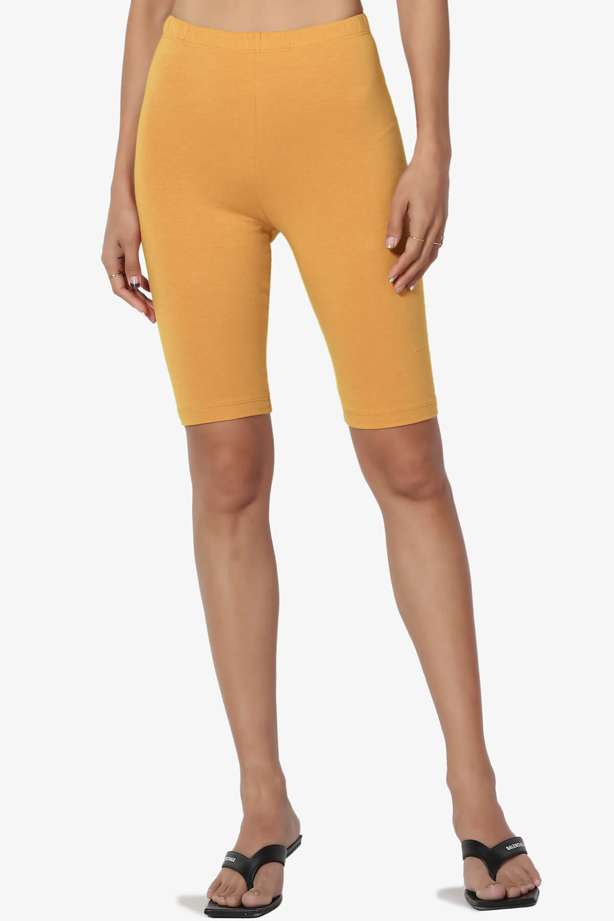 Kite Cotton Bermuda Short Leggings GOLDEN MUSTARD_1