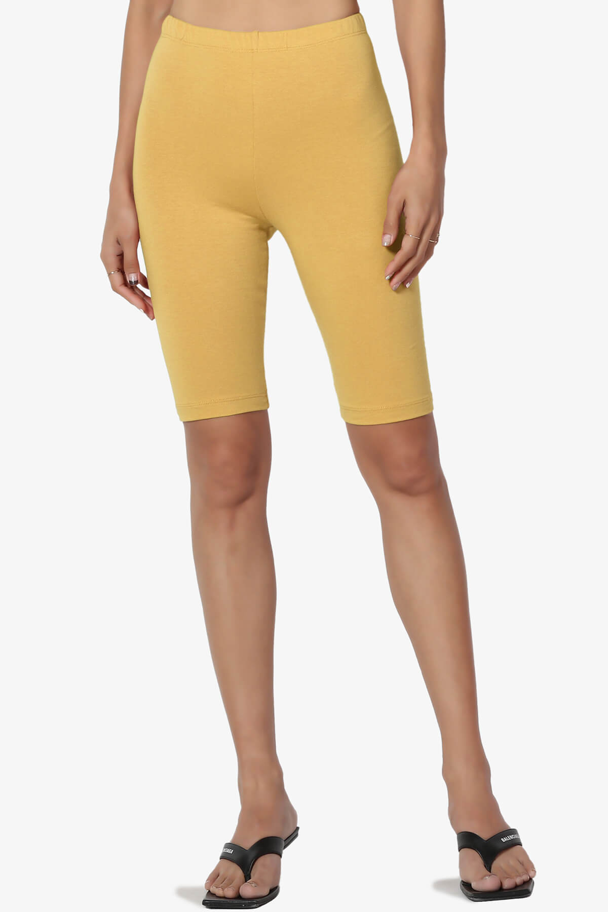 Kite Cotton Bermuda Short Leggings LIGHT MUSTARD_1