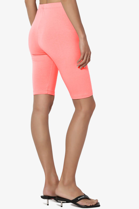 Kite Cotton Bermuda Short Leggings NEON CORAL PINK_4