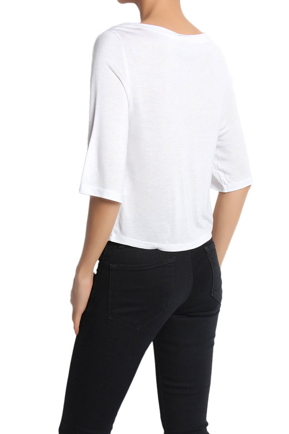 Karina Printed Modal Jersey Crop Tee WHITE_4
