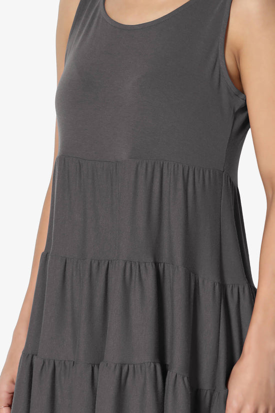 Maiika Sleeveless Tiered Ruffle Top ASH GREY_5
