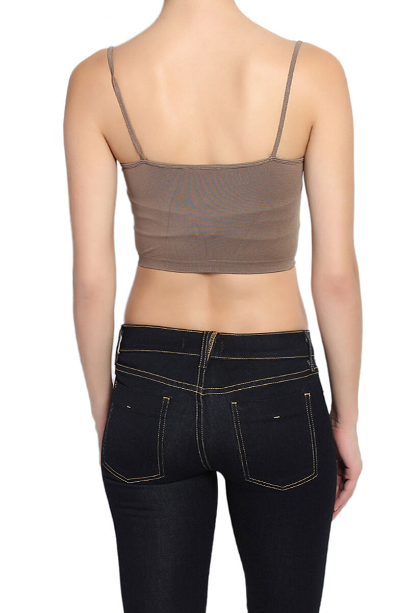 Malta Seamless Strappy Bralette MOCHA_2