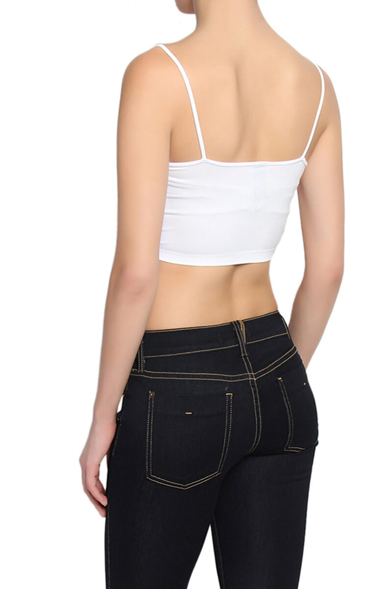 Malta Seamless Strappy Bralette WHITE_4