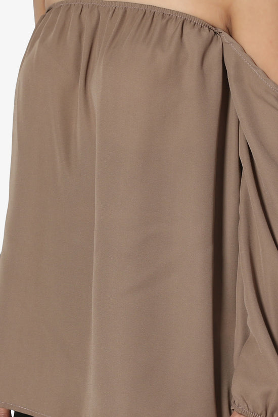 Bali Off Shoulder Blouse MOCHA_5