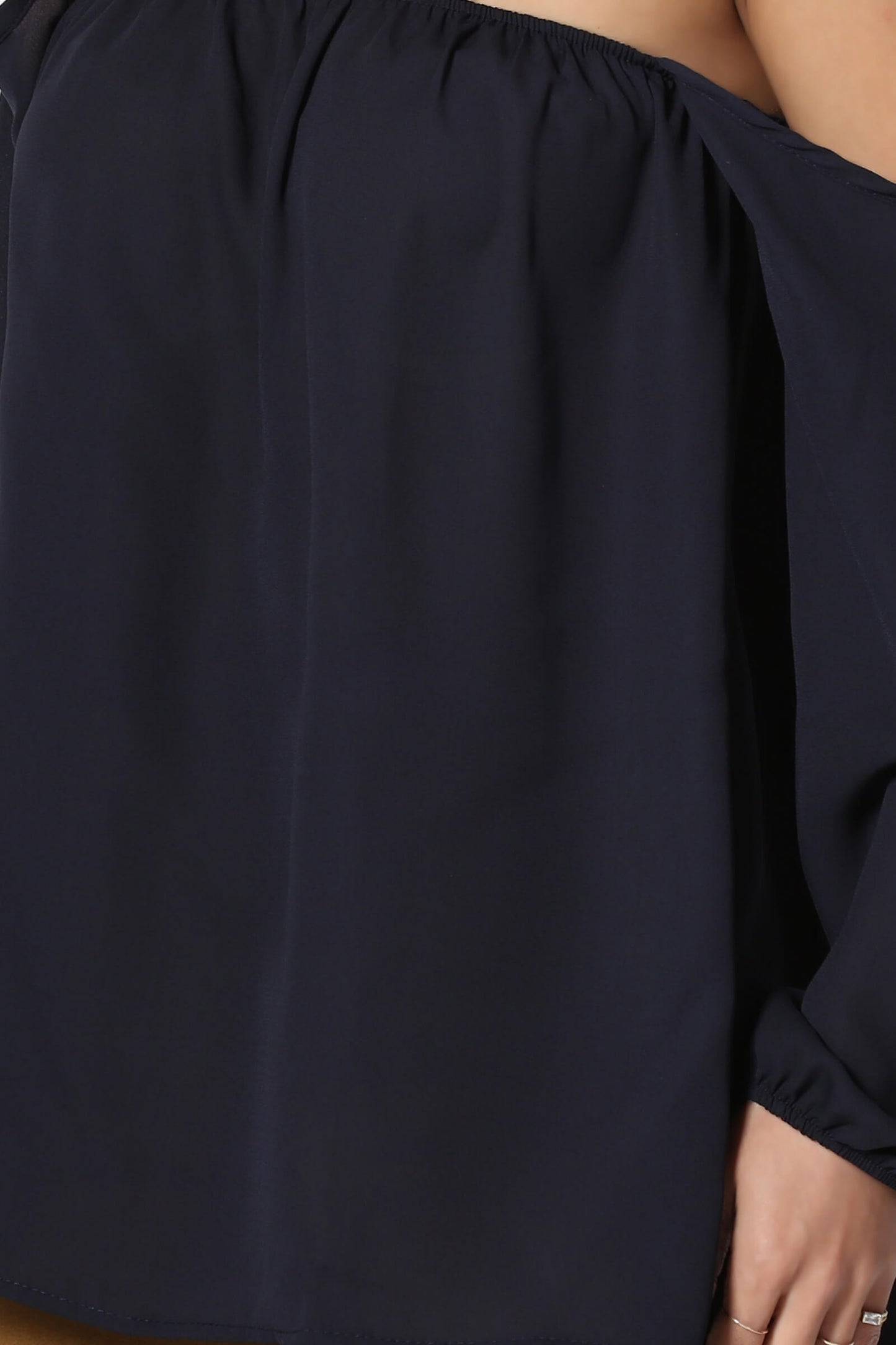 Bali Off Shoulder Blouse NAVY_5