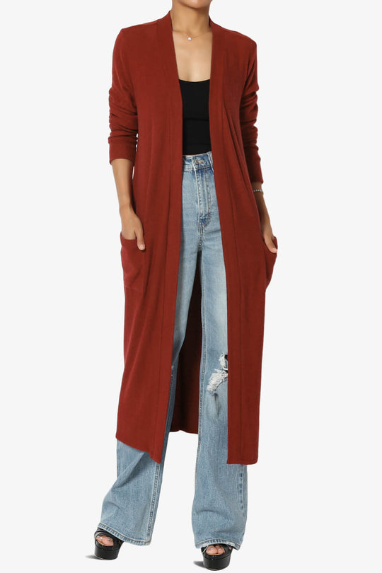 Noelle Extra Long Duster Knit Cardigan