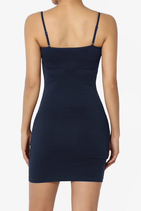 Olivarra Seamless Slip Dress NAVY_2