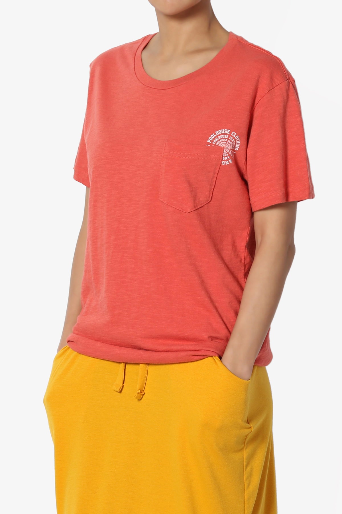 Yelina Patch Pocket Short Sleeve Tee