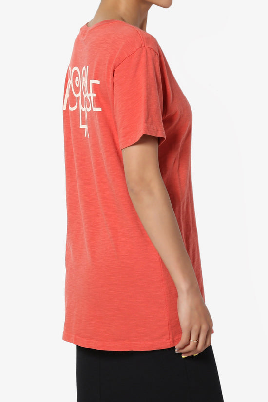 Korie Lettering Short Sleeve Tee