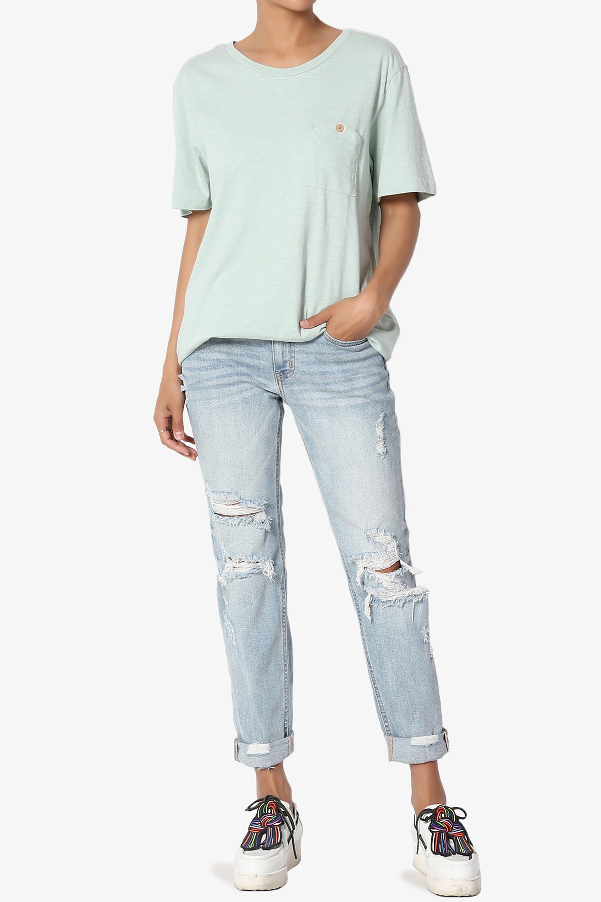 Korie Chest Pocket Short Sleeve Tee