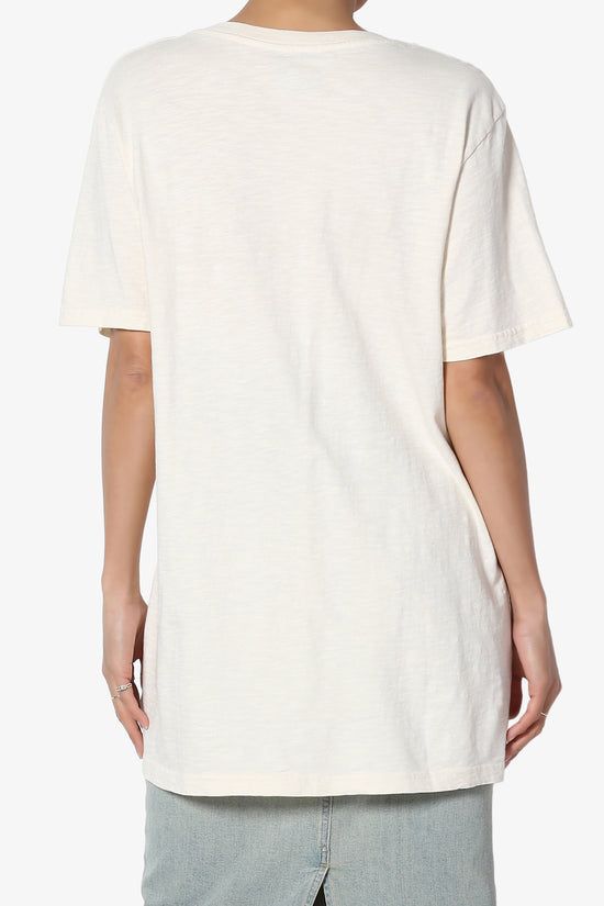 Korie Letter Print Short Sleeve Tee