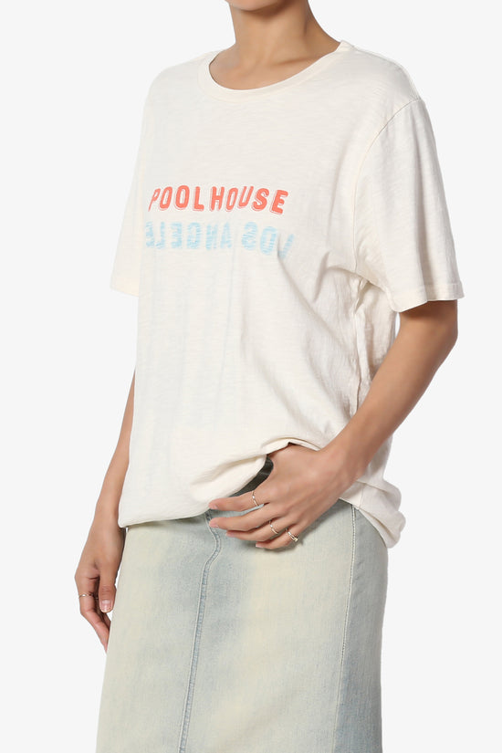 Korie Letter Print Short Sleeve Tee
