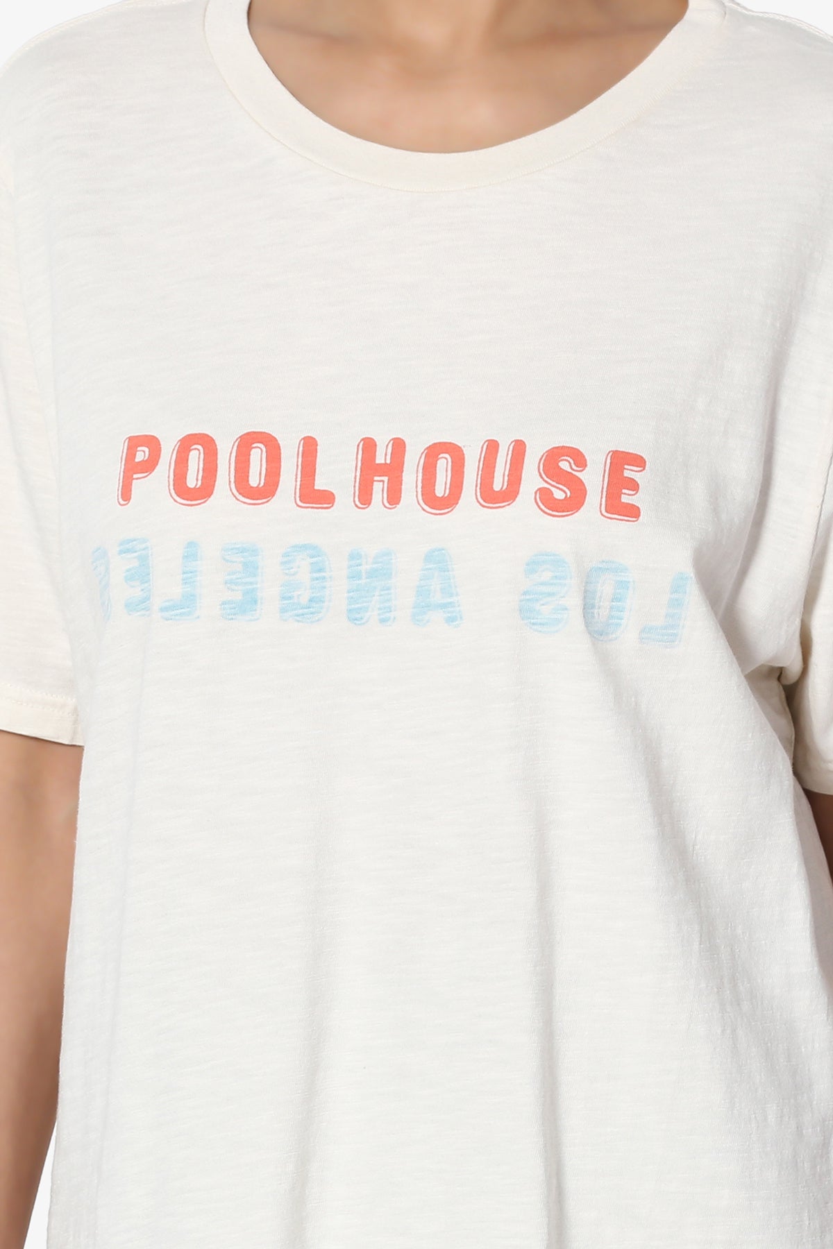 Korie Letter Print Short Sleeve Tee