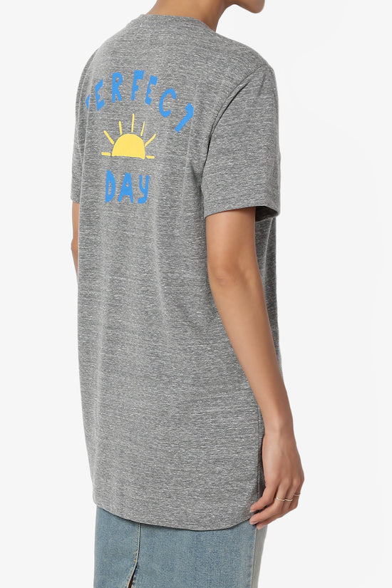 Perfect Day Print Short Sleeve Tee