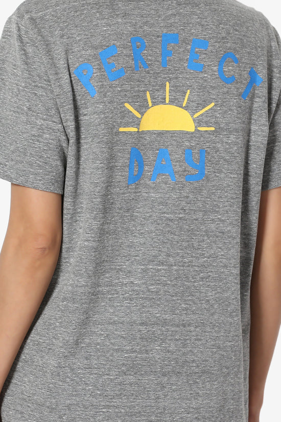 Perfect Day Print Short Sleeve Tee